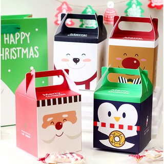 聖誕節精選手提包裝盒 糖果盒 禮物盒 西點盒紙盒【XM0195】《Jami》