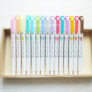 日本正版 ZEBRA MILDLINER 雙頭柔性螢光筆 [單色] [單支裸裝] 共15色可選