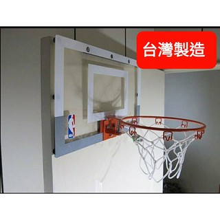 尼莫體育 斯伯丁 SPALDING NBA 室內小籃板 籃框門掛式 免鑽洞 內含透明籃板，彈簧鋼框，籃球，球網 (1)