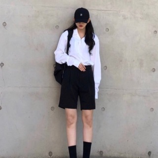 韓國品牌 chalk 西裝短褲