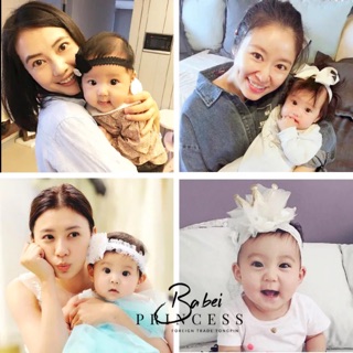 台灣 現貨 髮帶 明星寶寶 同款 小周周 咘咘 髮飾 嬰兒飾品 頭飾