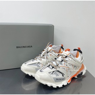 ASCE | Balenciaga Track Sneakers 白橘配色（實拍）