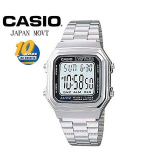 CASIO 卡西歐 《10年電池電子錶》A178WA-原廠公司貨 基本款