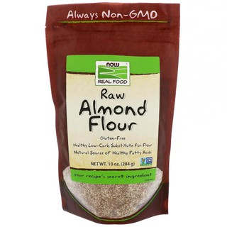 【低醣/無醣/生酮/田安石】Now Foods 帶皮甜杏仁粉Almond Flour(284g)