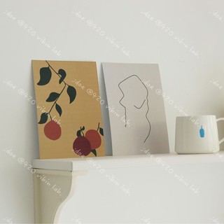 現貨在台 4:20 sélect 韓國instagram 韓國抽象畫裝飾牆貼卡片