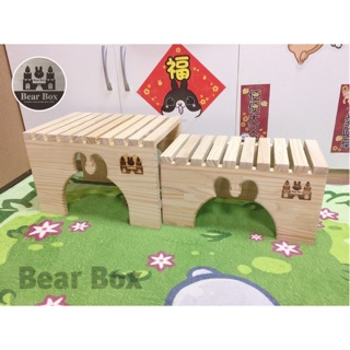熊爸木箱子Bear Box⭐️兔用隧道 木條隧道（手工製作，請先聊聊確認交期再下單） (1)
