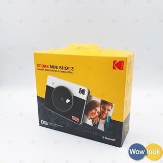 全新 Kodak Mini Shot 3 復古相機｜2合1 口袋相印機【Wowlook】