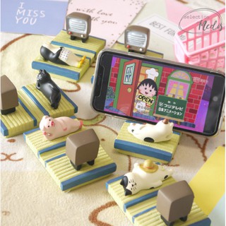 日式可愛支架zakka雜貨decole和風榻榻米ins三毛貓樹脂手機架生日禮物飾品擺件 懶人桌面手機支架