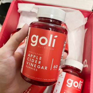 Goli Nutrition 有機蘋果醋軟糖60顆美國暢銷 Apple Cider Venegar Gummies