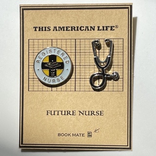 (全賣場不含運滿$99才出貨) Book Mate Hospital 護理師 醫學系 醫學院 聽診器 追分成功 胸針