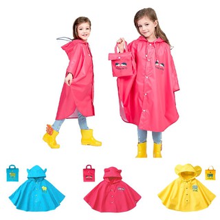 🍄附收納袋🍄現貨爆款兒童雨衣 兒童斗篷雨衣 女童雨衣 男童雨衣 雨披