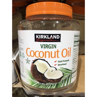 Costco代購 KIRKLAND SIGNATURE冷壓初榨椰子油 2475公克/罐