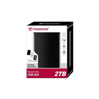 創見 StoreJet 25A3 2T 外接硬碟 2TB 外接式硬碟 USB3.0 隨身硬碟