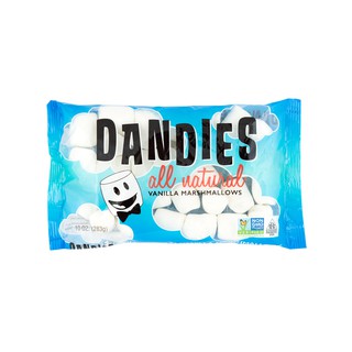 【DANDIES丹迪斯】純素棉花糖(經典香草口味) 大顆283g 美國原裝進口(全素)