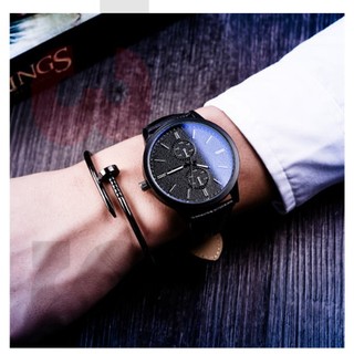 藍光大錶盤 腕錶 情侶對錶 石英錶 生日禮物【H84】