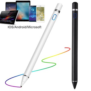 現貨~ 超細筆頭 主動式觸控筆 USB充電 筆觸感應 電容筆 手機 平板 手寫筆 高精度