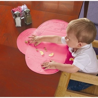 美國Summer Infant 第一代可攜式防水餐墊 桌墊 防污墊/ 防水餐墊 （粉/綠）現貨