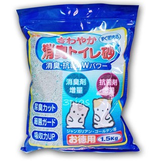 【三隻小豬寵物用品】日本GEX除臭抗菌鼠廁砂600g