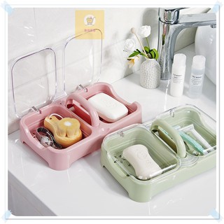網紅香照香皂盒帶蓋瀝水有蓋家用衛生間韓式嬰兒創意兒童可愛皂托