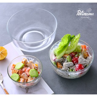 👩‍🌾臺灣現貨🍽（灶076）透明玻璃碗 沙拉碗 點心碗 水果碗 水果沙拉碗 大號湯碗 甜品碗 餐具碗