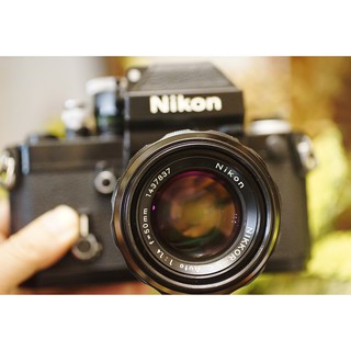 Nikon F2A黑機身加購50mm S.C F1.4稀有AI接環+日版餅乾鏡 FM2 FE2 F3 F4 可參考