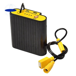 電池盒8.4V USB / DC電池盒防水18650電池存儲攜帶盒支架，用於LED自行車燈