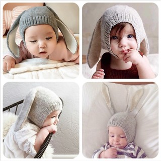 【現貨】熱銷 保暖 兔耳 造型兔子 耳朵 帽子 嬰兒 幼兒 嬰幼兒 寶寶 針織 毛帽 針織帽 防風