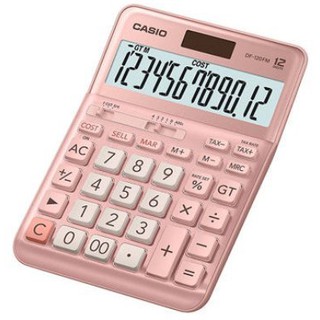 【天龜】 CASIO 商用計算機 12位數、成本/售價/利潤計算 雙電力 大型顯示 DF-120FM PK