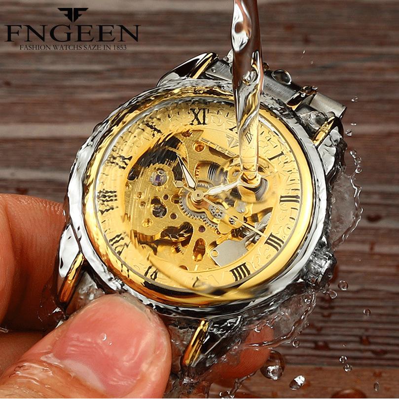 經典鏤空款 龍空手錶 飛輪造型 男士手錶 防水手錶 全自動機械手錶