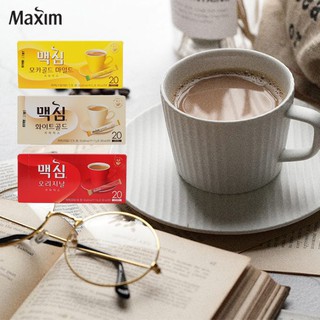 肥貓 韓國 Maxim咖啡 咖啡 速溶咖啡 (20入) 白金 摩卡 條裝咖啡 沖泡飲品 速溶飲品 咖啡隨身包