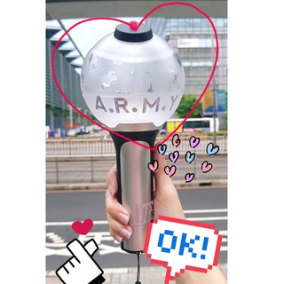 ::It's OKay!:: [限量][鐳射全息貼紙]BTS 防彈少年團 ARMY 阿米 周邊 手燈貼 阿米棒
