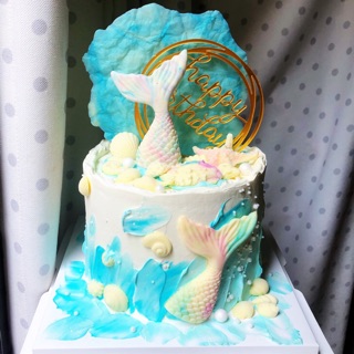 80後私房 超美海洋系造型生日蛋糕