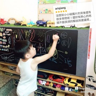 台灣手創製造👍兒童繪畫敏感期—不可忽視的塗鴉期📌高質量無毒軟氈兒童黑/白板-磁鐵吸附100%烤漆面更耐磨不易留筆痕~