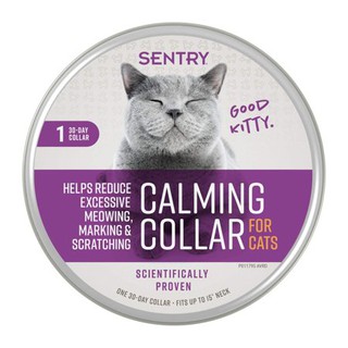 【現貨】美國SENTRY 貓用費洛蒙項圈 1入 成貓幼貓冷靜項圈 鐵盒精裝 feliway Calming Collar