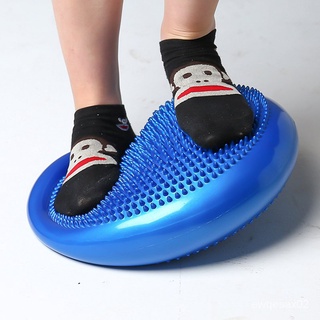 【限時好貨】平衡墊腳踝康復訓練腳踩波速球平衡盤兒童充氣感統氣墊瑜伽平衡球 1FCG