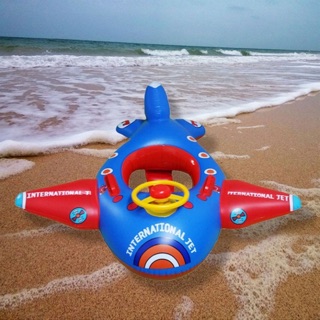 🔥🏆台灣現貨🏆🔥 兒童游泳圈 三款 大飛機 加厚飛機 座艇 親子雙人泳圈 水上用品