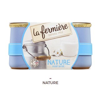 預購 La Fermière 法國手工陶罐 2罐/140g(罐) 橙香蜂蜜優格 檸檬風味優格 原味優格 香草風味優格