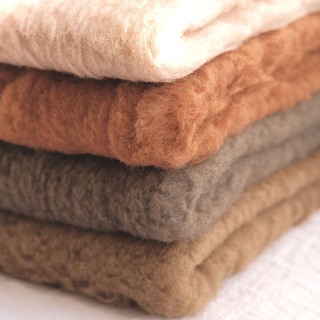 【布料世家】刷毛布 搖粒絨 長毛布 單面刷毛 單搖 單刷 秋冬布料 刷毛布料 素色刷毛 厚毛布【E120】