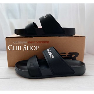 【CHII】韓國代購 New Balance 兩線 拖鞋 黑色 黑白 SD1601BBW