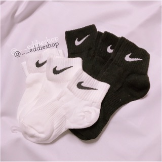 Nike Swoosh Sock 黑 白 中筒襪 nike襪子 襪子 短襪 穿搭神物 男女可穿 三雙一組