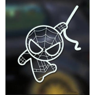 蜘蛛人 spiderman 搞笑創意 公仔 車貼 手機殼貼 簍空 貼紙 裝飾貼 油箱蓋貼 標誌 反光貼 防水耐溫 玻璃貼