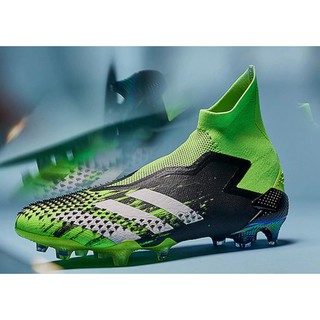 愛迪達adidas Predator Mutator+ FG 獵鷹20+ 電鍍 幻彩底 針織防水 高筒 兒童FG足球鞋