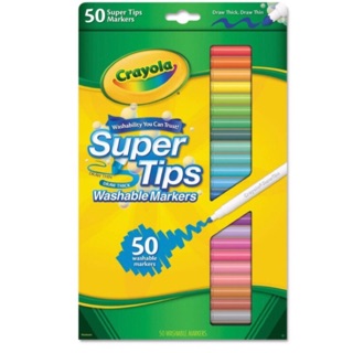 美國真品平輸入crayola 可水洗細杆馬克筆/水彩筆 /彩色筆50色 20色（10色有香味）100色 義大利製