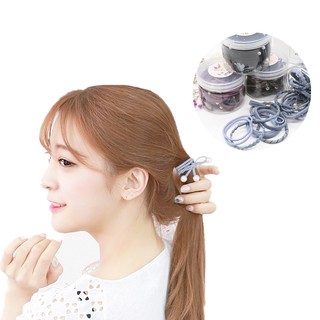 韓版新款女式髮圈 24件套紮頭髮橡皮筋發繩 精品店髮飾