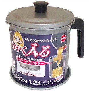 【寶寶王國】日本製 竹原製缶 油炸鍋濾油桶