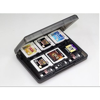 3DS LL/ XL 遊戲 卡帶盒 大容量收納 卡匣 卡帶 收納盒 整理盒 全新品NDSL (黑) (1)