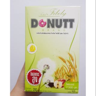 今日特賣！現貨 台灣公司貨 DONUTT多麗 高纖甜甜圈 纖維飲 蜂蜜檸檬口味 盒裝10包