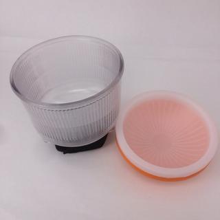 碗公柔光罩 閃光燈柔光罩 碗型 (橘+白) 通用型 亮面 霧面