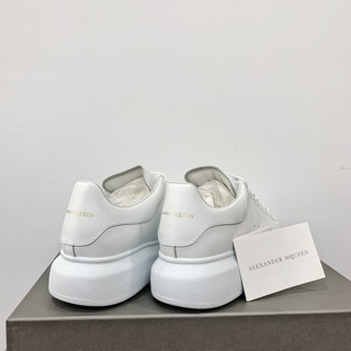 ASCE | Alexander McQueen 全白皮革尾小白鞋（實拍）