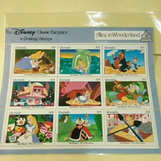 愛麗絲 絕版 外國郵票